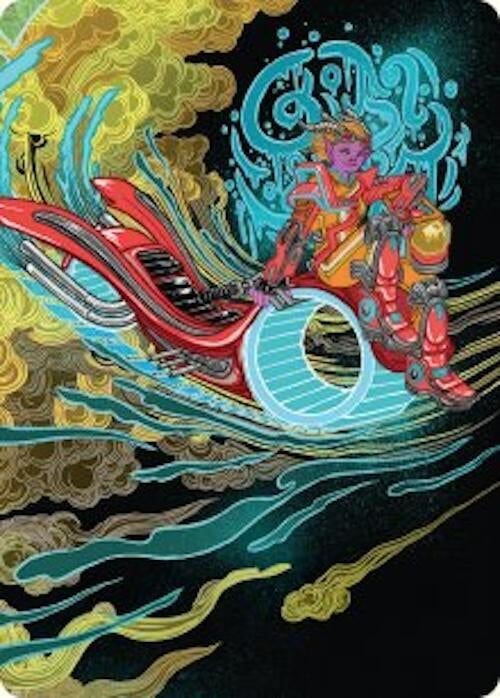 Cloudspire Skycycle Art Card (44) (Art Series: Aetherdrift)