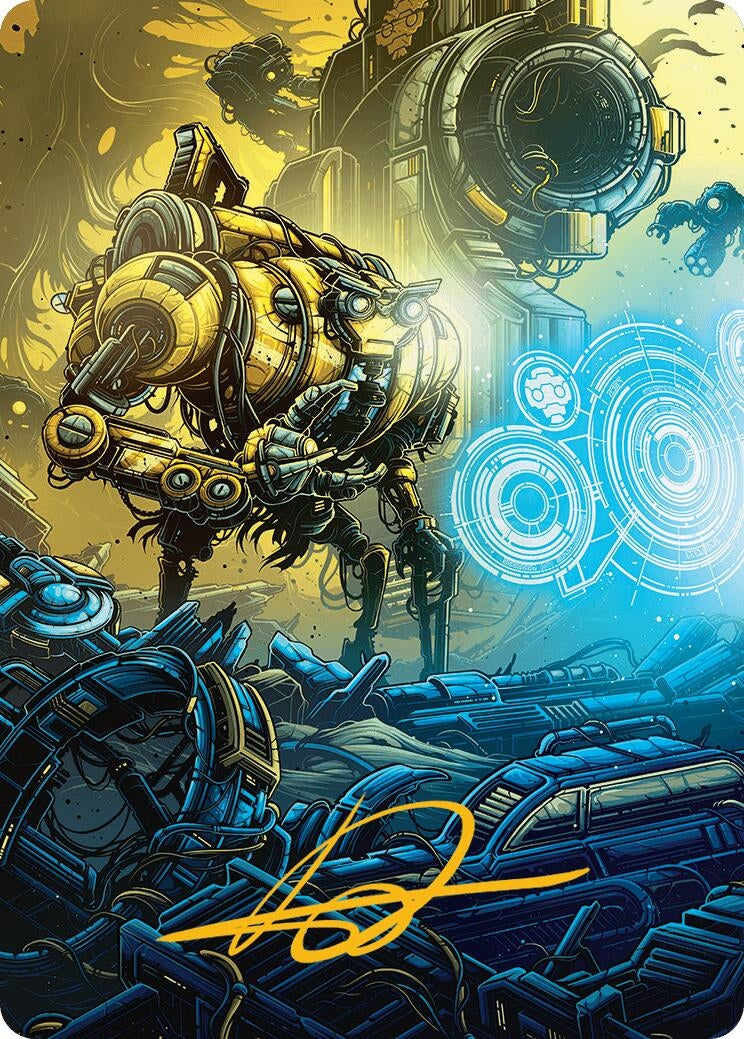 Mendicant Core, Guidelight Art Card (1/54) (Gold-Stamped Signature) (1) (Art Series: Aetherdrift)