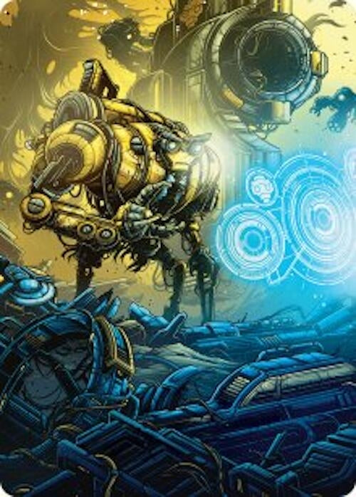 Mendicant Core, Guidelight Art Card (1/54) (1) (Art Series: Aetherdrift)