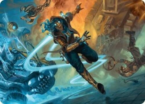 Sita Varma, Masked Racer Art Card (26) (Art Series: Aetherdrift)