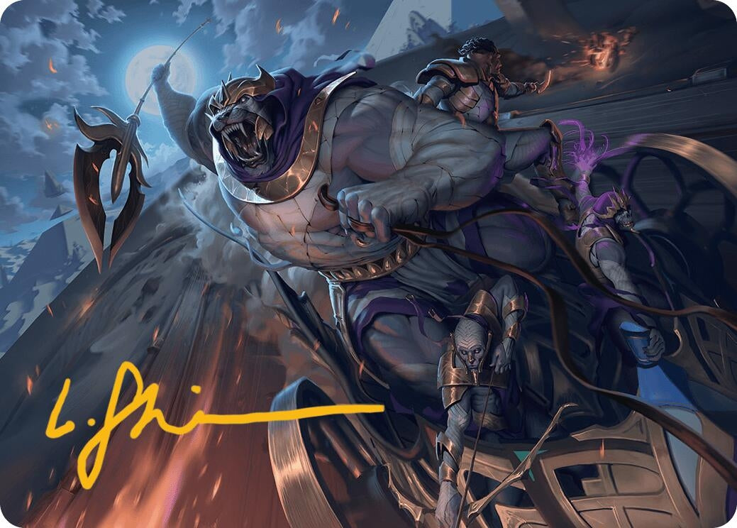 Image for Zahur, Glory's Past Art Card (Gold-Stamped Signature) (10) [AADFT]