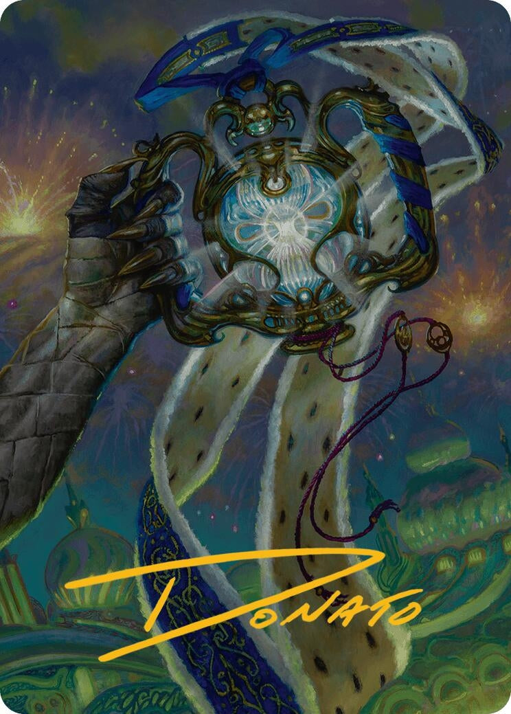 The Aetherspark Art Card (Gold-Stamped Signature) (29) (Art Series: Aetherdrift)