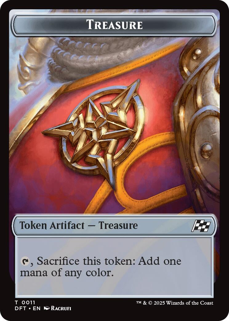 Treasure // Pilot Double-Sided Token (11 // 1)