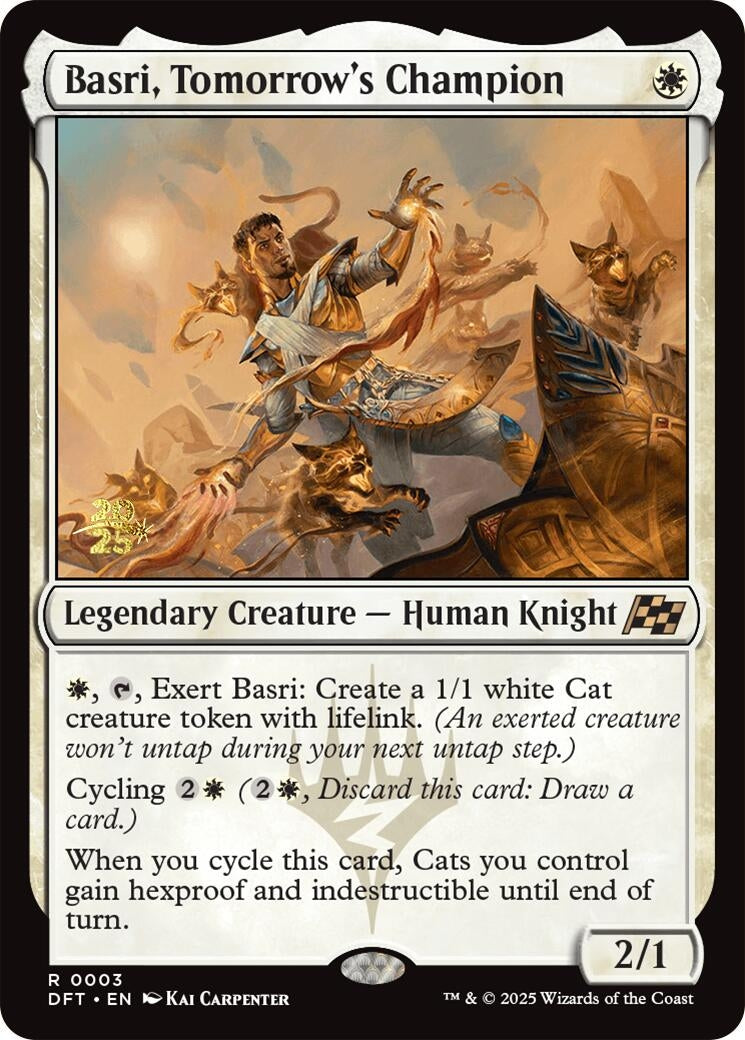 Basri, Tomorrow's Champion (3) (Prerelease Cards)