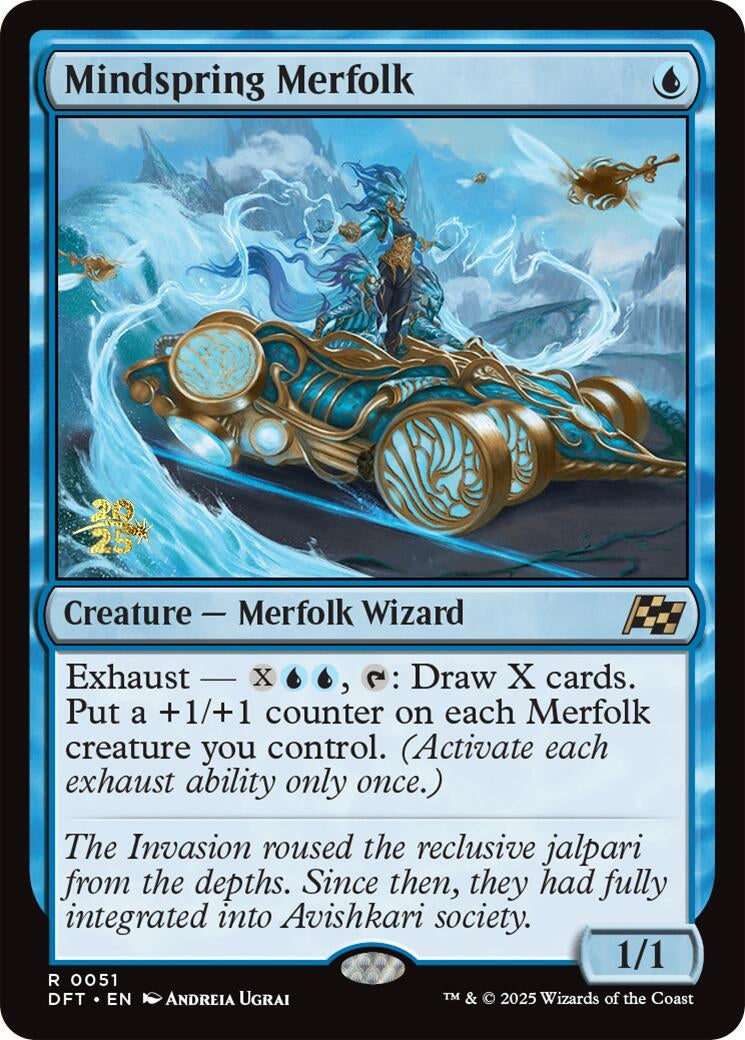 Mindspring Merfolk (51) (Prerelease Cards)