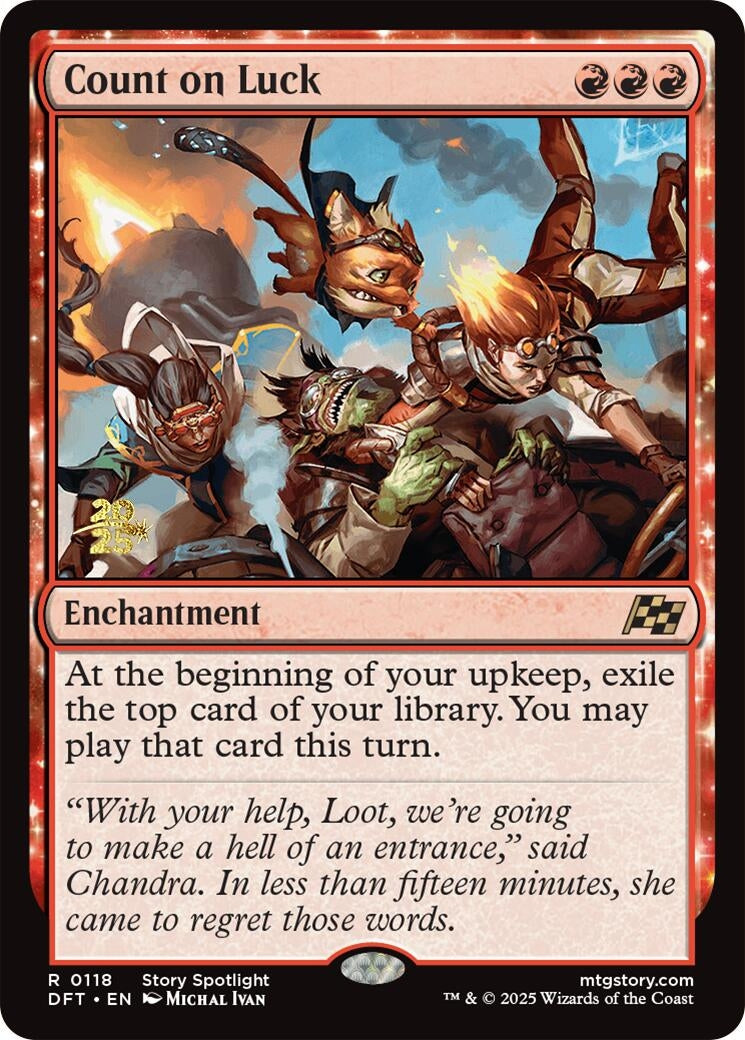 Count on Luck (118) (Prerelease Cards)