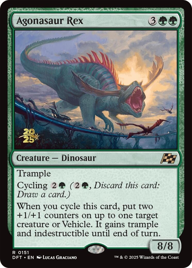 Agonasaur Rex (151) (Prerelease Cards)