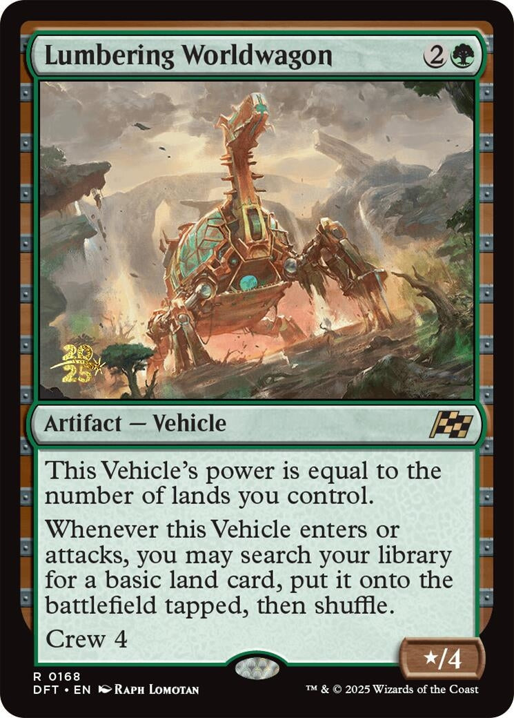 Lumbering Worldwagon (168) (Prerelease Cards)