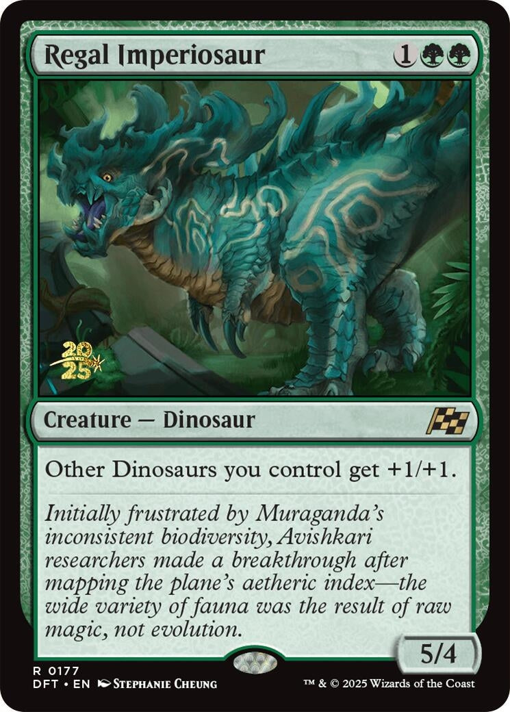 Regal Imperiosaur (177) (Prerelease Cards)