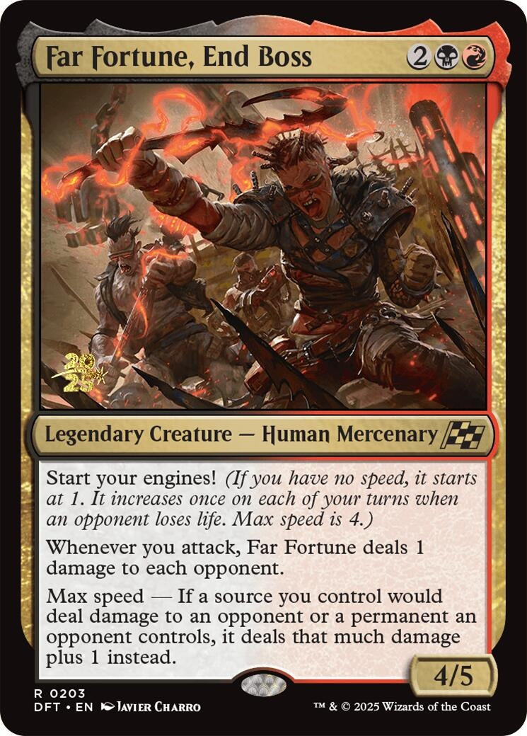Far Fortune, End Boss (203) (Prerelease Cards)