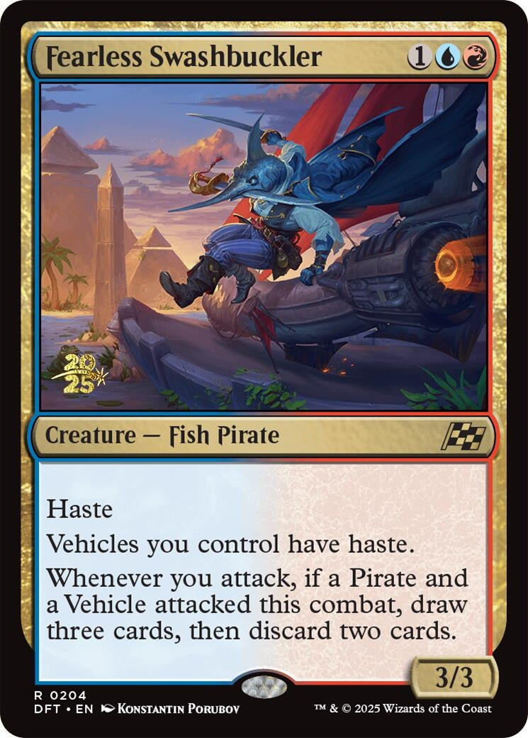 Fearless Swashbuckler (204) (Prerelease Cards)