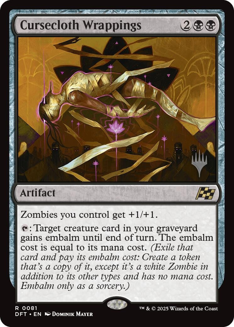Cursecloth Wrappings (81) (Promo Pack: Aetherdrift)
