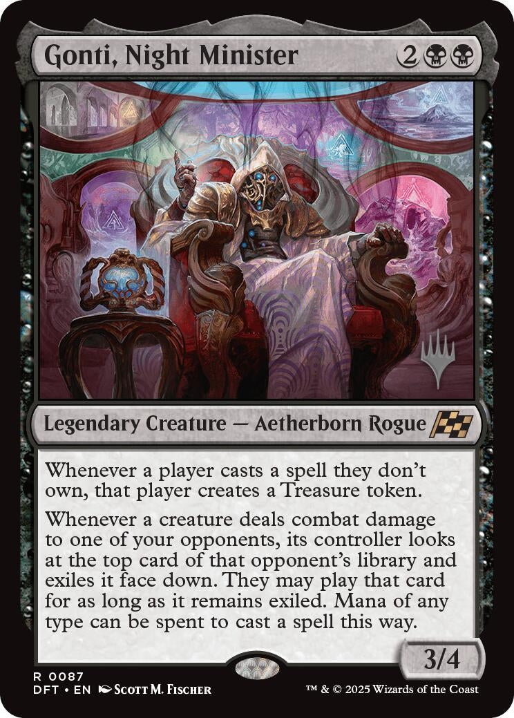 Gonti, Night Minister (87) (Promo Pack: Aetherdrift)