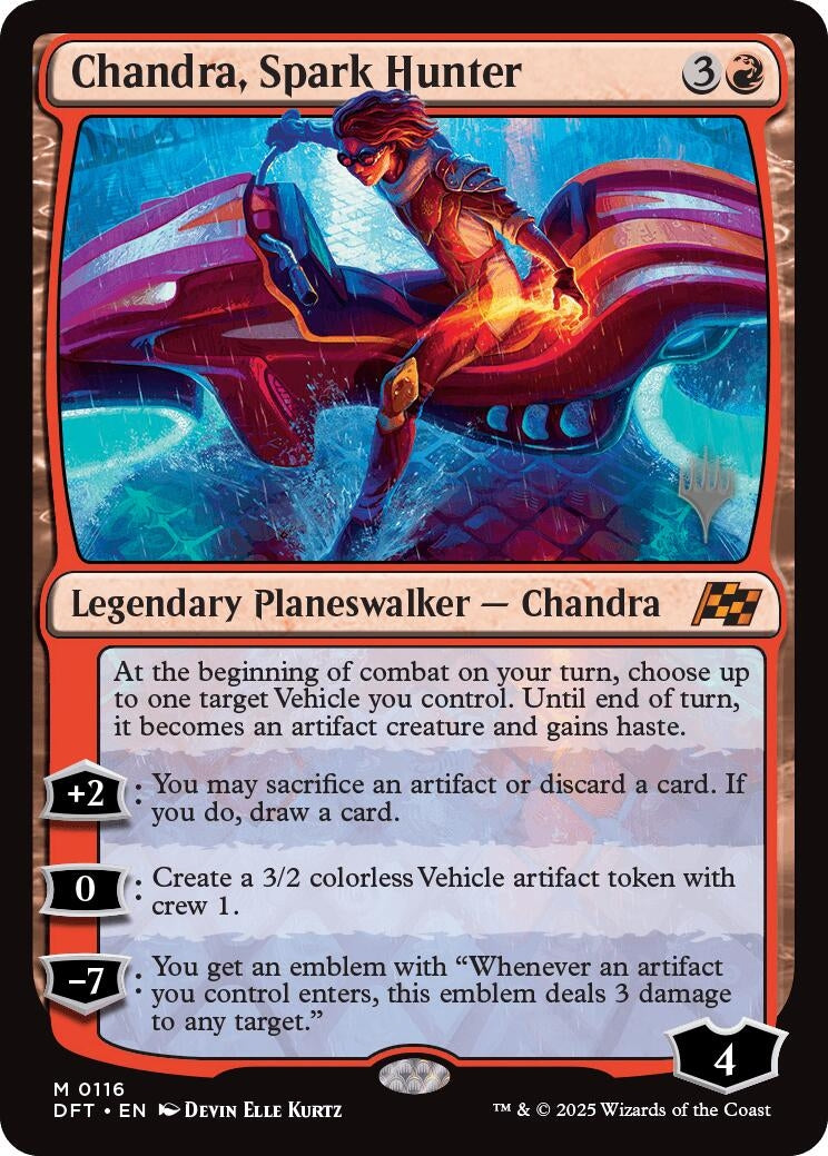Chandra, Spark Hunter (116) (Promo Pack: Aetherdrift)