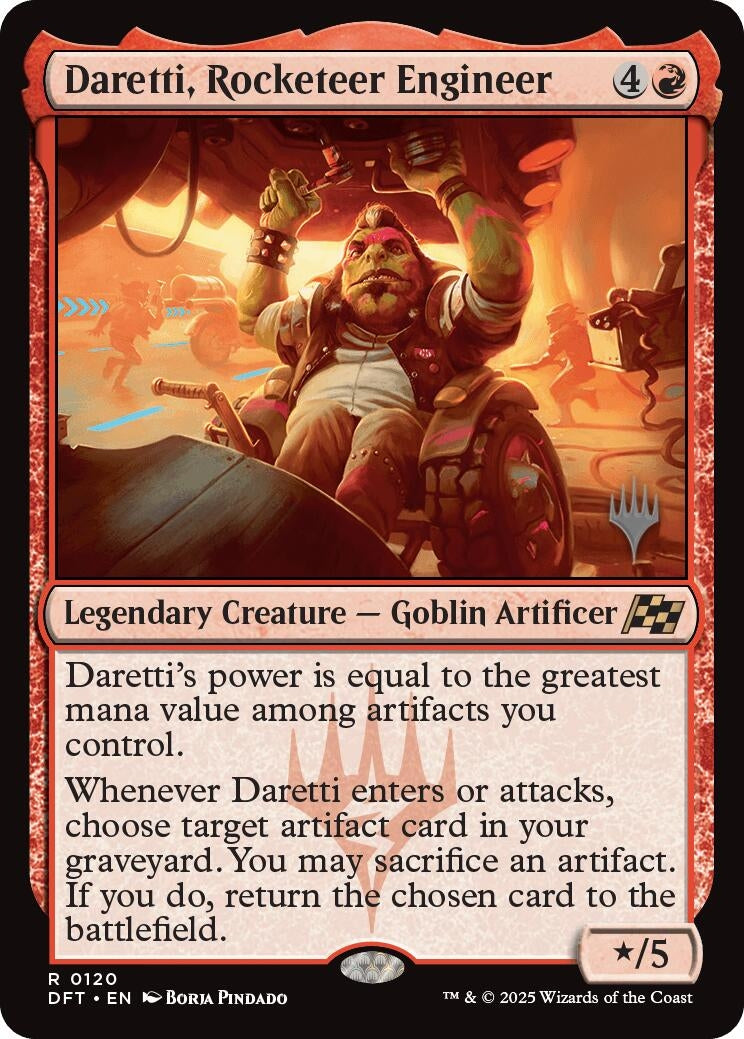 Daretti, Rocketeer Engineer (120) (Promo Pack: Aetherdrift)