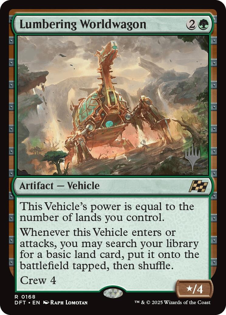 Lumbering Worldwagon (168) (Promo Pack: Aetherdrift)