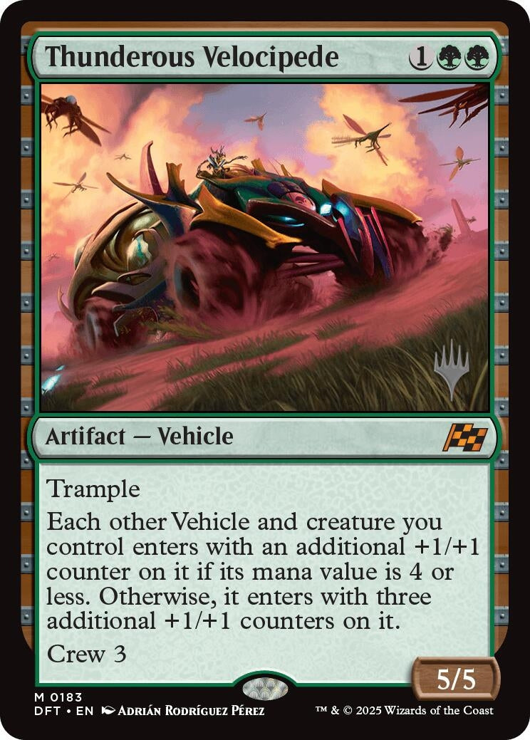 Thunderous Velocipede (183) (Promo Pack: Aetherdrift)