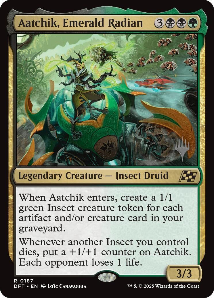 Aatchik, Emerald Radian (187) (Promo Pack: Aetherdrift)