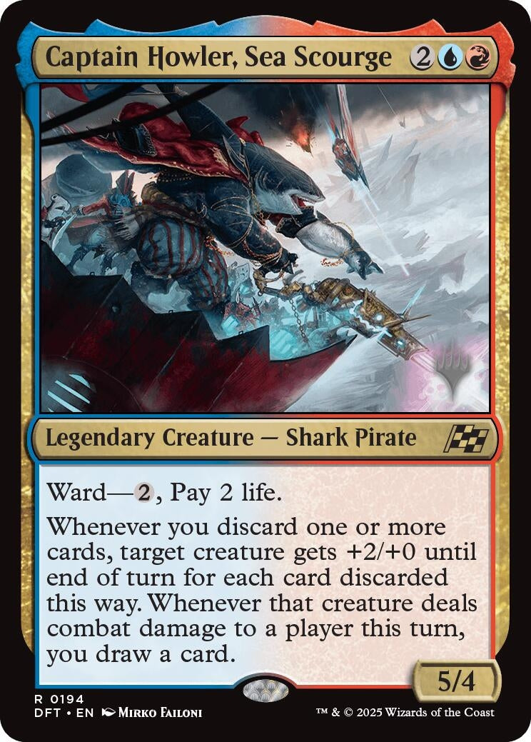 Captain Howler, Sea Scourge (194) (Promo Pack: Aetherdrift)