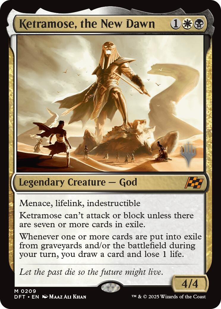 Ketramose, the New Dawn (209) (Promo Pack: Aetherdrift)