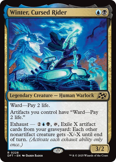 Winter, Cursed Rider (228) (Promo Pack: Aetherdrift)
