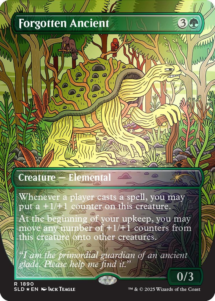 Forgotten Ancient (Rainbow Foil) (1890) (Secret Lair Drop Series)