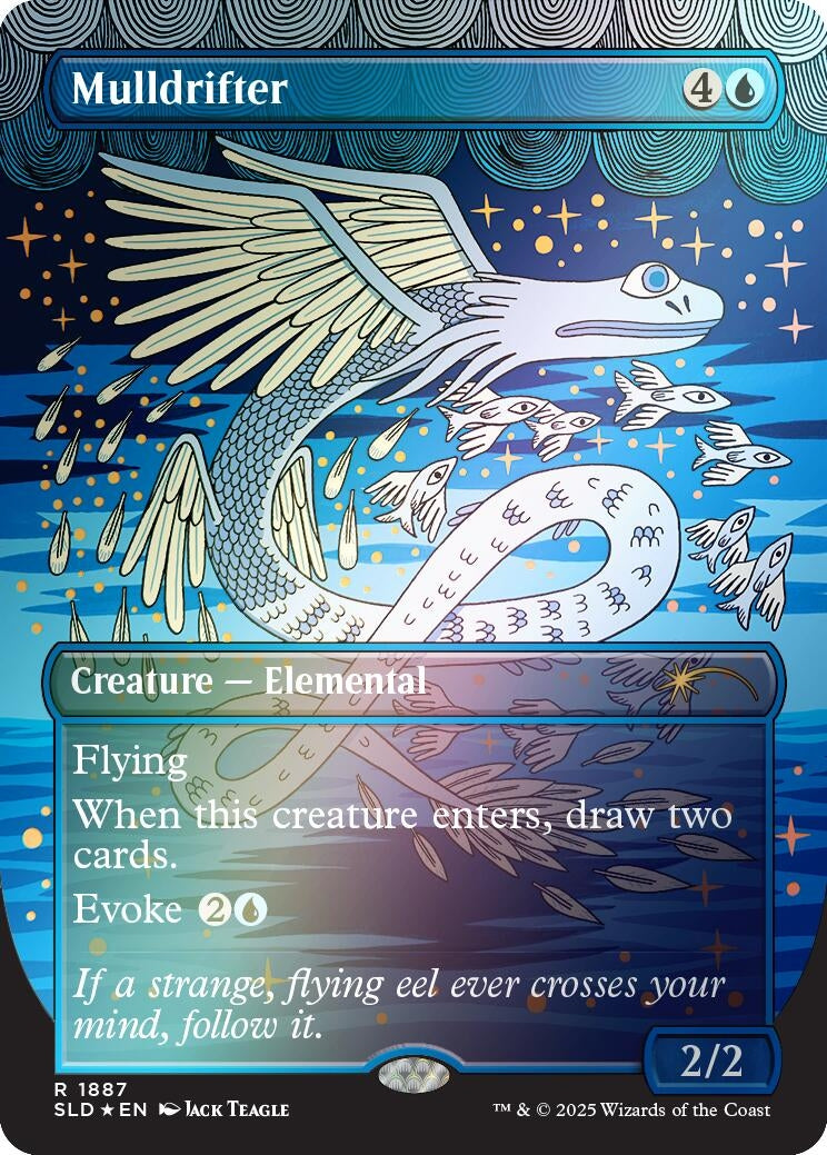 Mulldrifter (Rainbow Foil) (1887) (Secret Lair Drop Series)