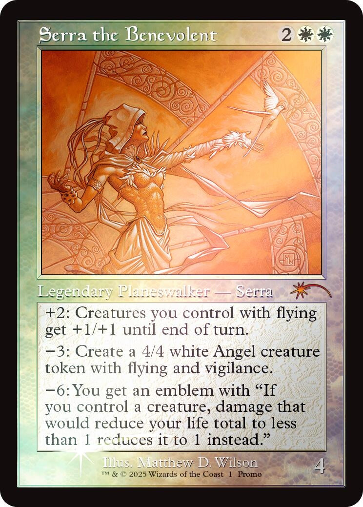 Serra the Benevolent (Retro Frame) (1) (Secret Lair Drop Series)
