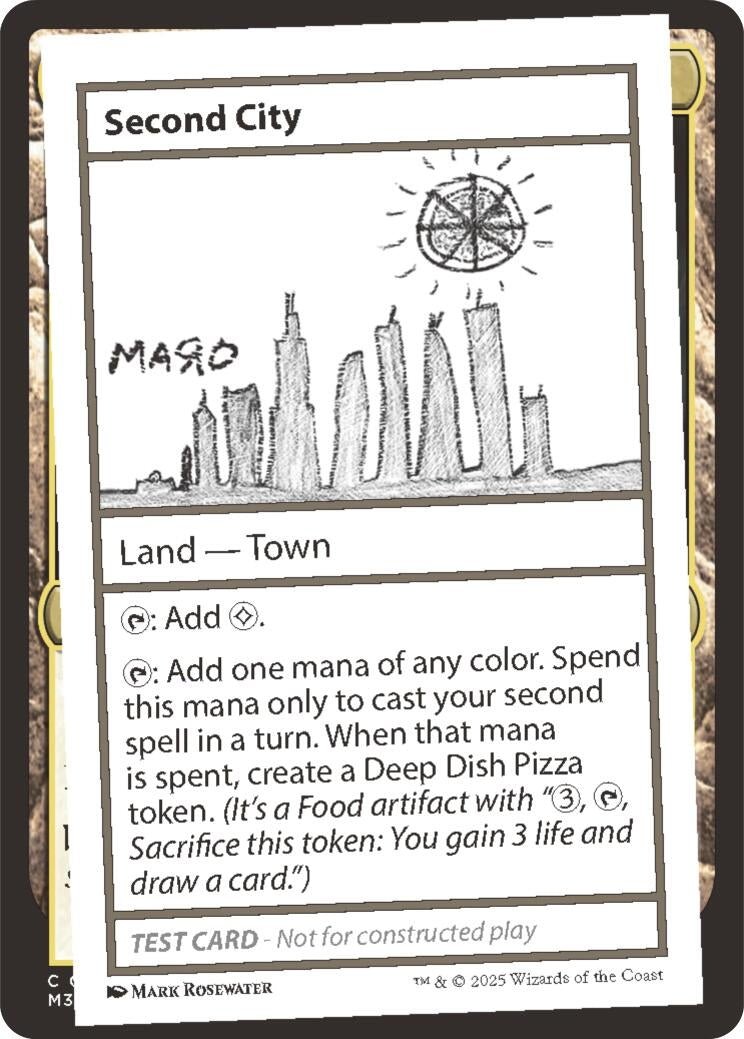 Second City (Un-Known Event Playtest Cards)
