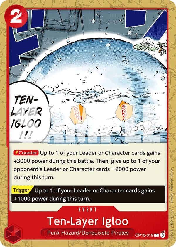 Image for Ten-Layer Igloo (OP10-018) (Royal Blood) - One Piece Card Game