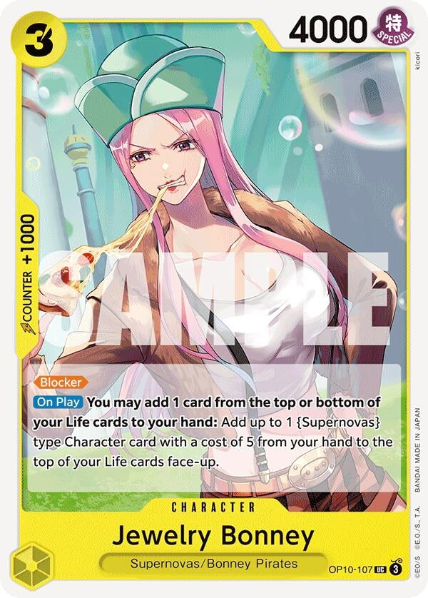 Image for Jewelry Bonney (OP10-107) (Royal Blood) (OP10) - One Piece Card Game
