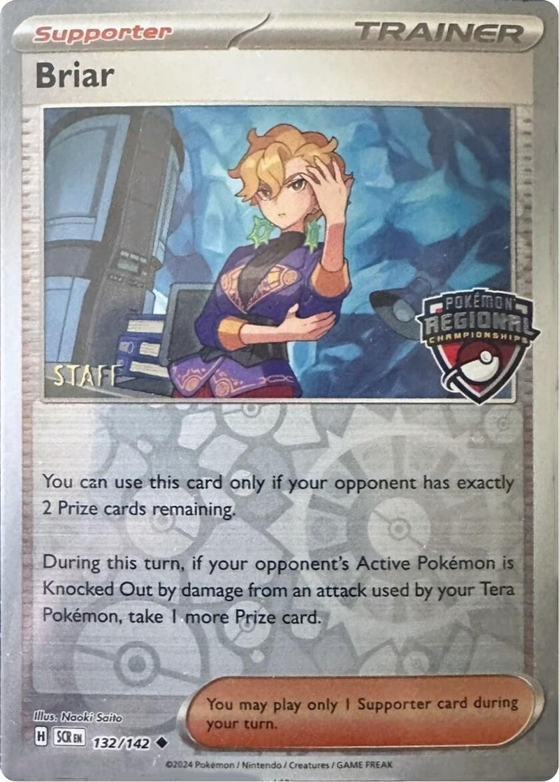 Image for Briar - 132/142 (Regional Championship) [Staff] (132/142) (League & Championship Cards) - Pokemon