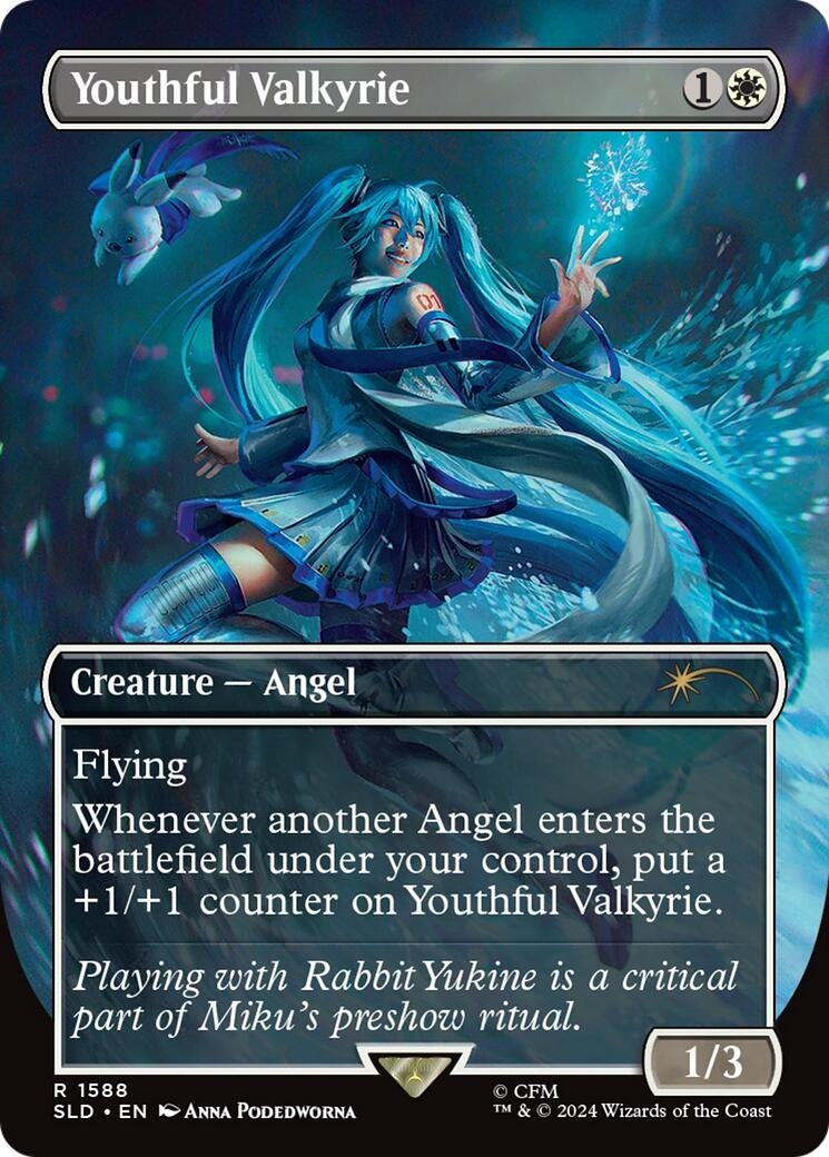 Youthful Valkyrie (1588) (Secret Lair Drop Series)