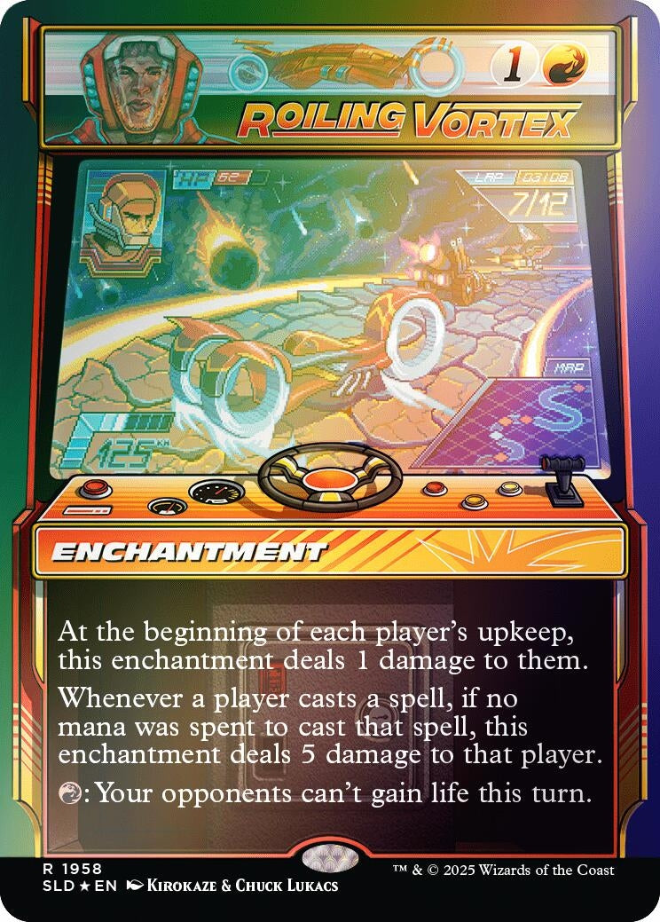 Roiling Vortex (Rainbow Foil) (1958) (Secret Lair Drop Series)