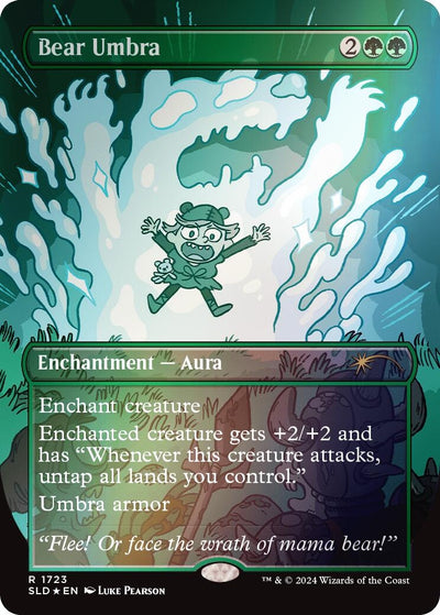 Bear Umbra (Rainbow Foil) (1723) (Secret Lair Drop Series)