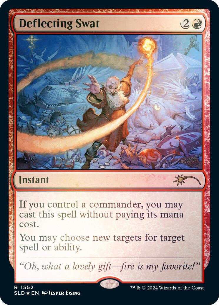 Deflecting Swat (Rainbow Foil) (1552) (Secret Lair Drop Series)