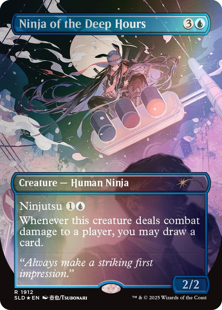 Ninja of the Deep Hours (Rainbow Foil) (1912) (Secret Lair Drop Series)