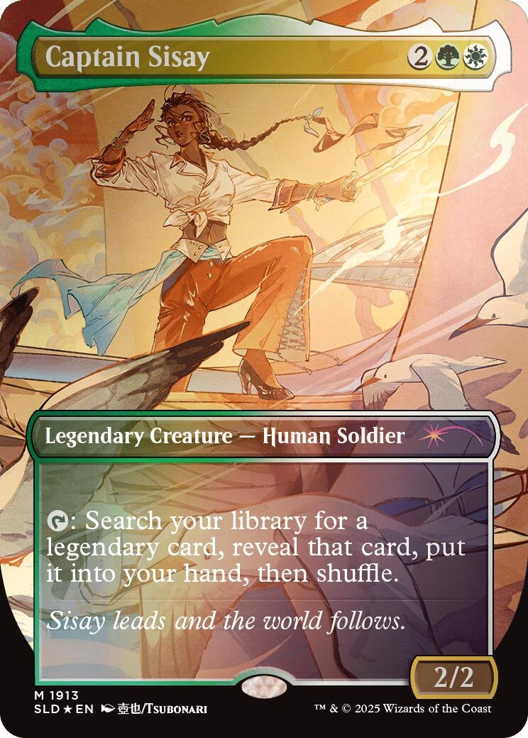 Captain Sisay (1913) (Rainbow Foil) (1913) (Secret Lair Drop Series)