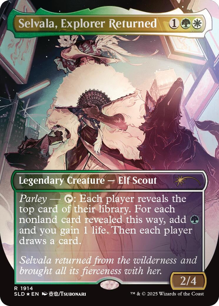 Selvala, Explorer Returned (Rainbow Foil) (1914) (Secret Lair Drop Series)