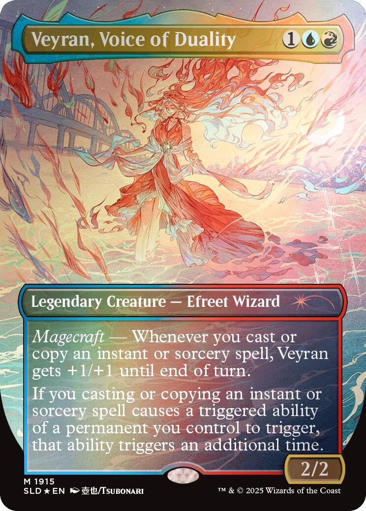 Veyran, Voice of Duality (Rainbow Foil) (1915) (Secret Lair Drop Series)
