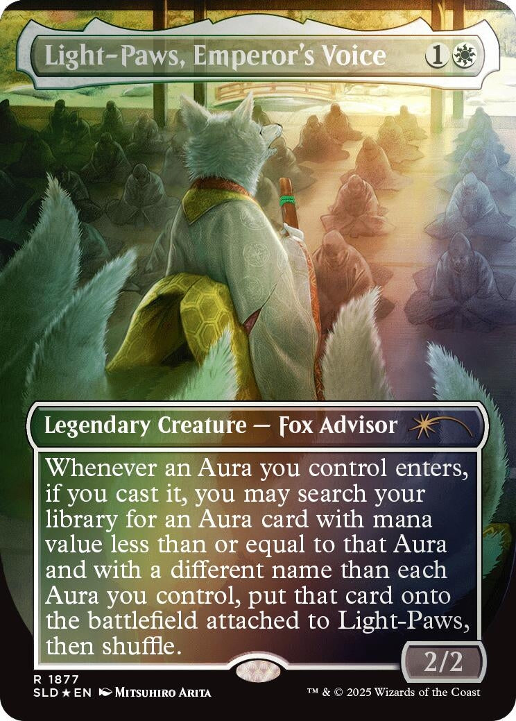 Light-Paws, Emperor's Voice (Rainbow Foil) (1877) (Secret Lair Drop Series)