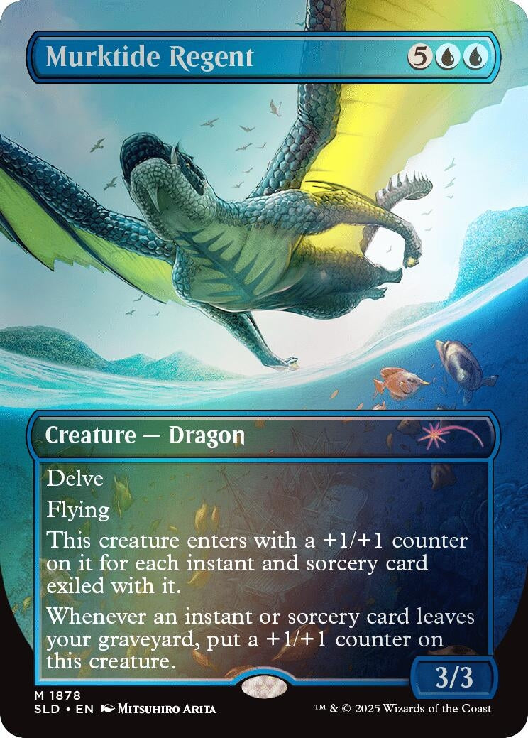 Murktide Regent (Rainbow Foil) (1878) (Secret Lair Drop Series)
