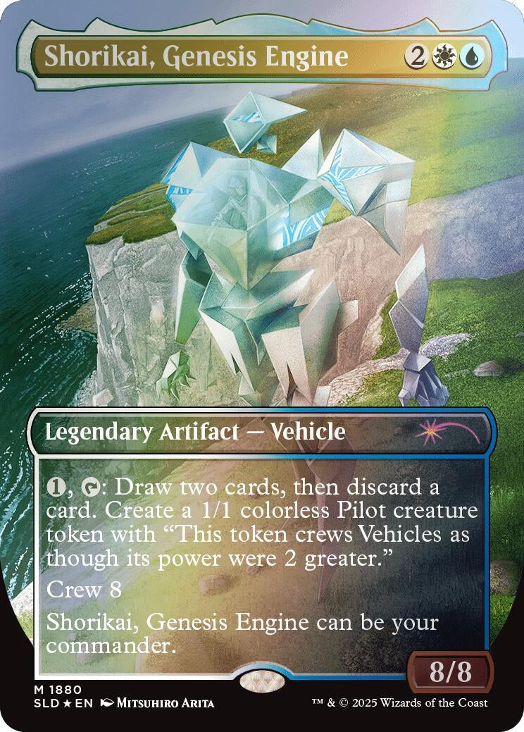 Shorikai, Genesis Engine (Rainbow Foil) (1880) (Secret Lair Drop Series)