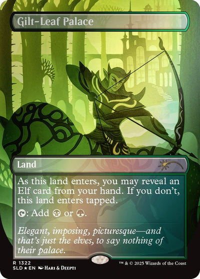 Gilt-Leaf Palace (Rainbow Foil) (1322) (Secret Lair Drop Series)