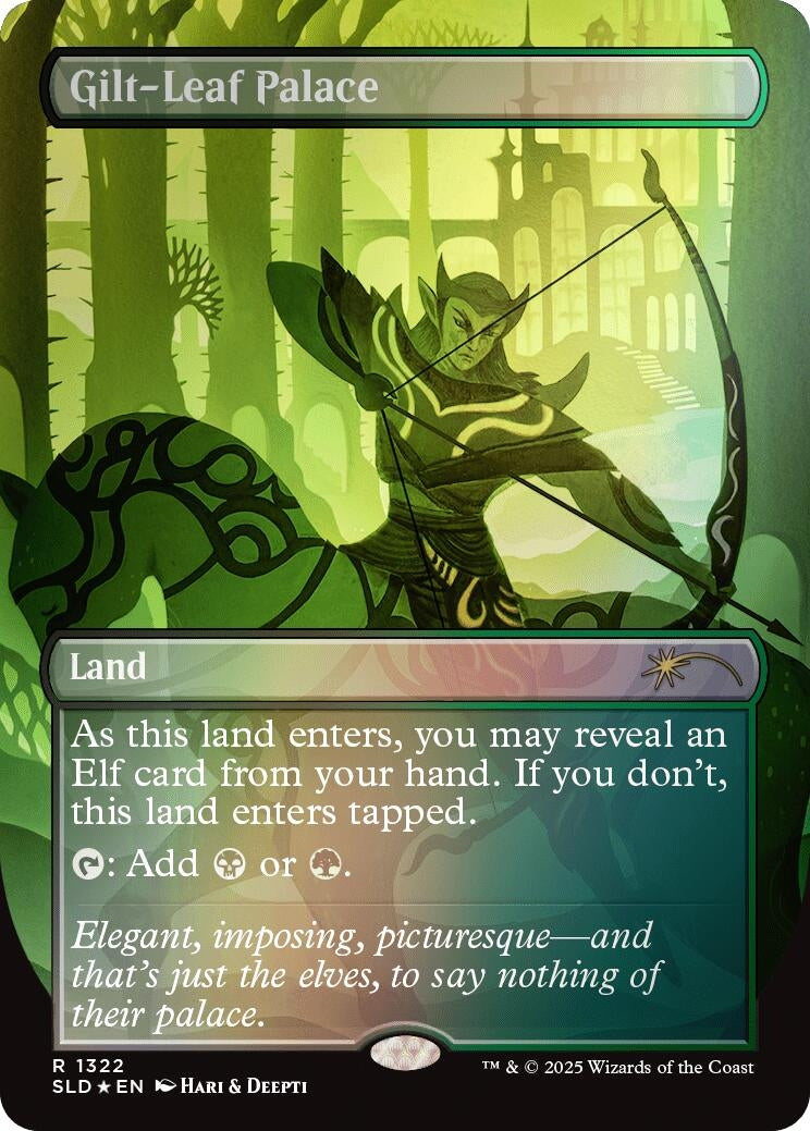 Gilt-Leaf Palace (Rainbow Foil) (1322) (Secret Lair Drop Series)