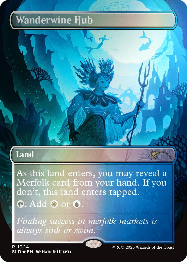 Wanderwine Hub (Rainbow Foil) (1324) (Secret Lair Drop Series)