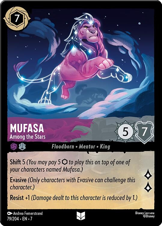 Image for Mufasa - Among the Stars (79/204) (Archazia's Island) - Disney Lorcana
