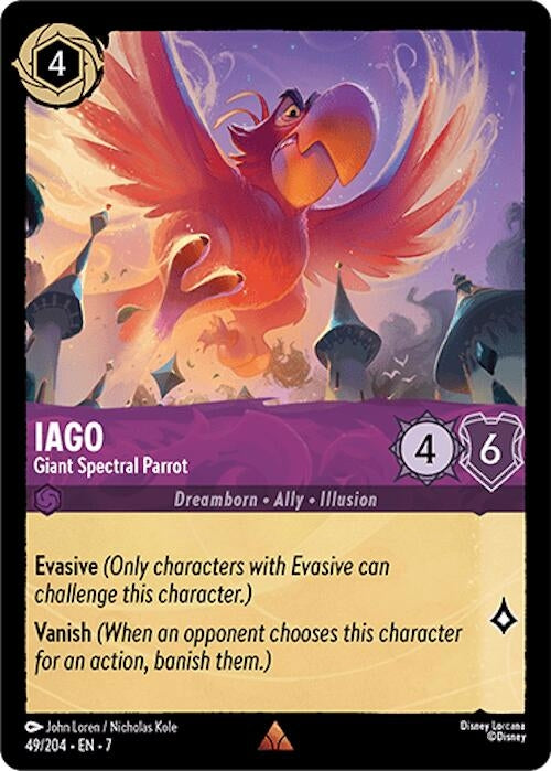 Iago - Giant Spectral Parrot (49/204) (Archazia's Island)
