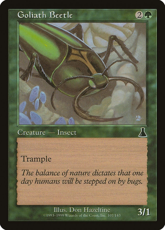 Goliath Beetle (107) (Urza's Destiny)