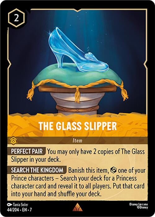 Image for The Glass Slipper (44/204) (Archazia's Island) - Disney Lorcana